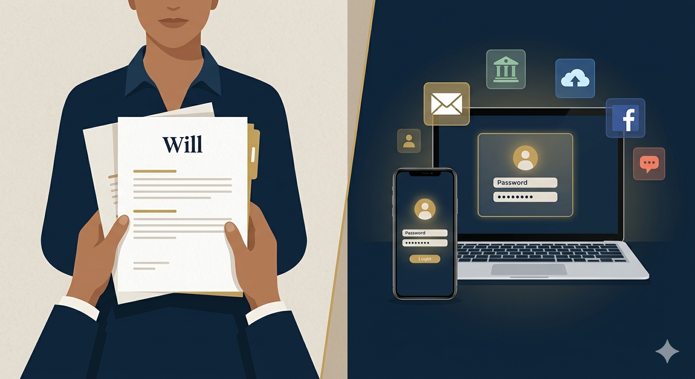 Traditional will vs digital estate planning comparison